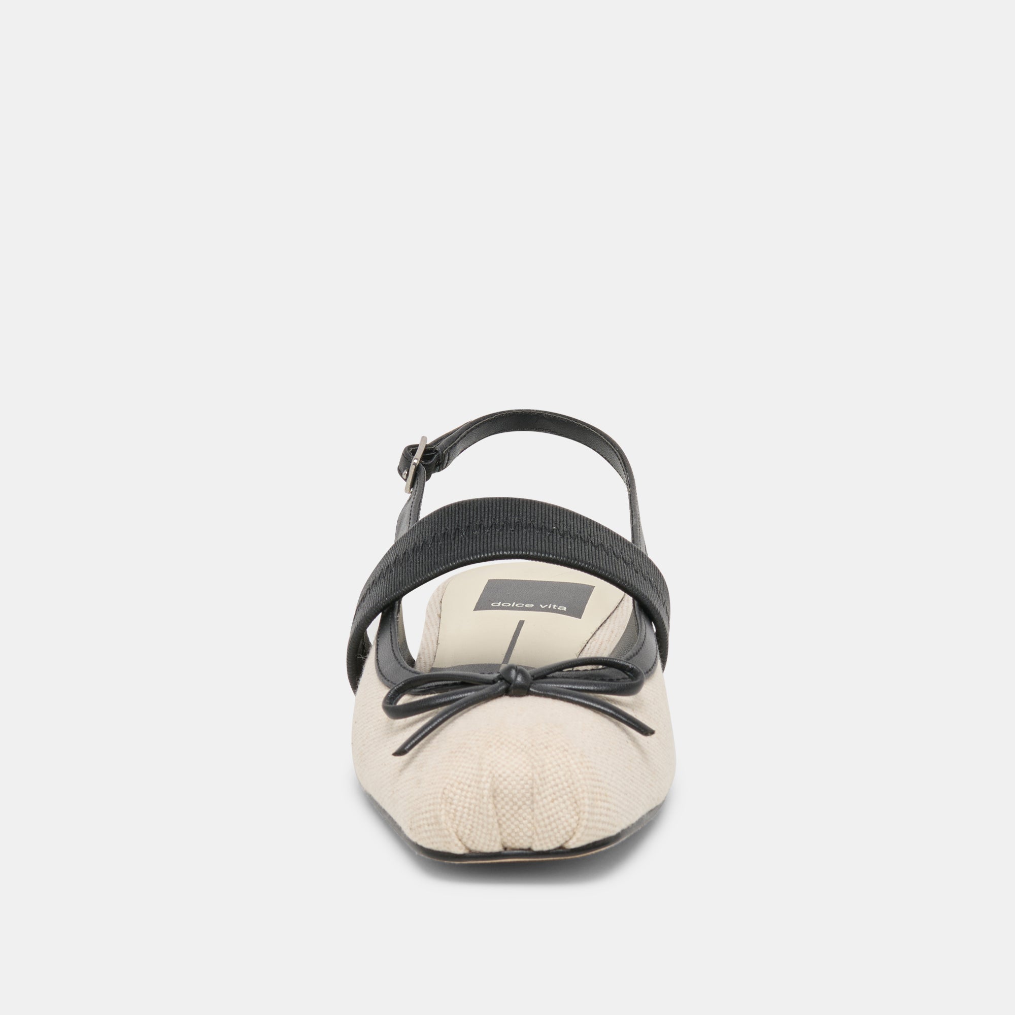 GRIFAN FLATS NATURAL BLACK LINEN - view 8