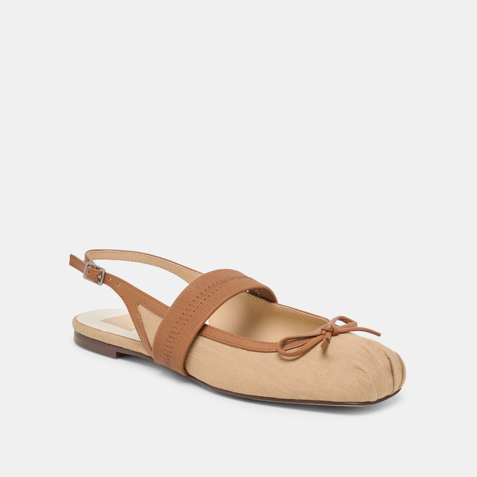 GRIFAN FLATS TAN MULTI FABRIC - view 2