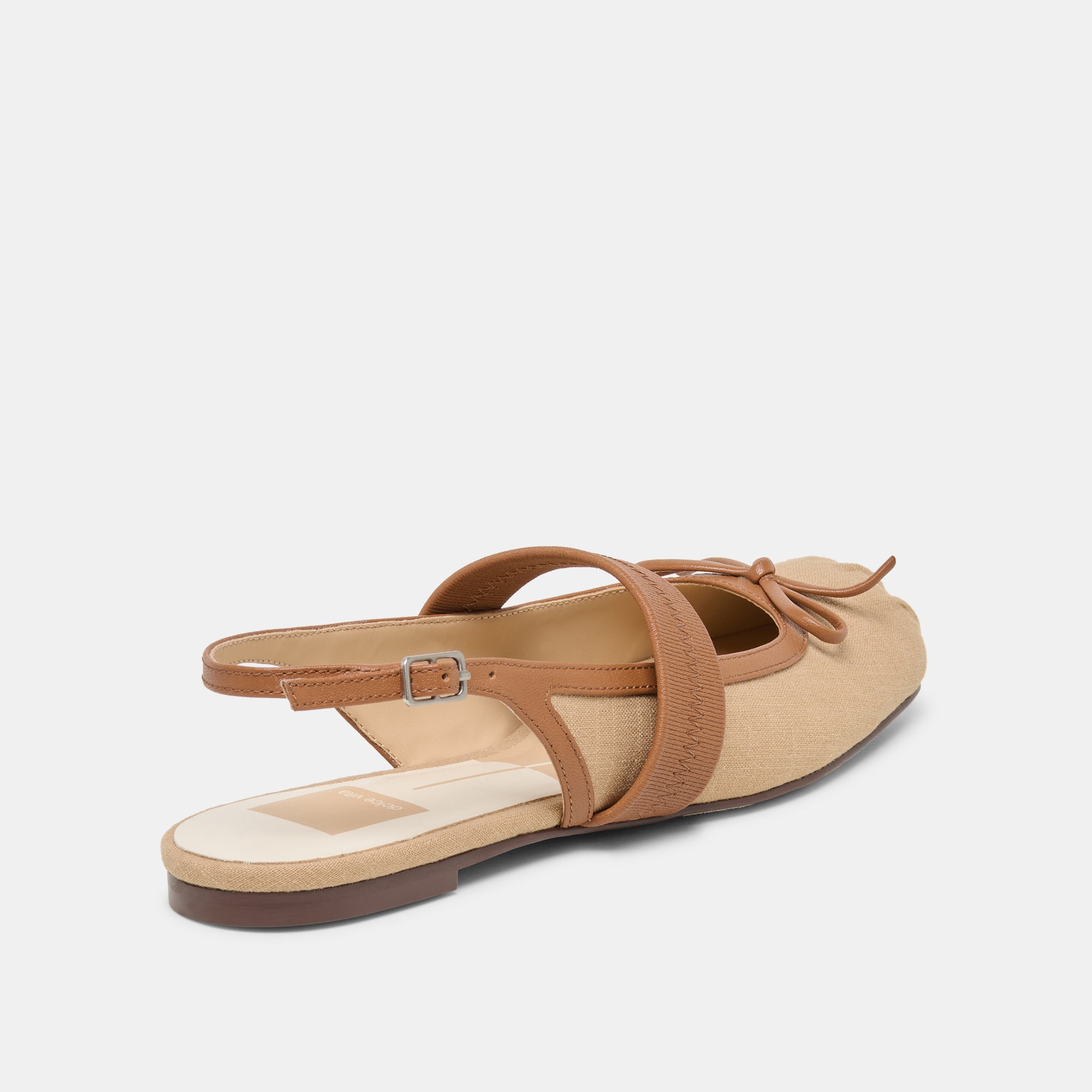 GRIFAN FLATS TAN MULTI FABRIC - view 3