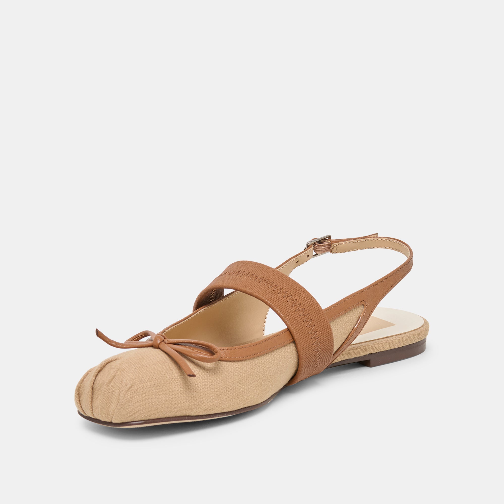 GRIFAN FLATS TAN MULTI FABRIC - view 4