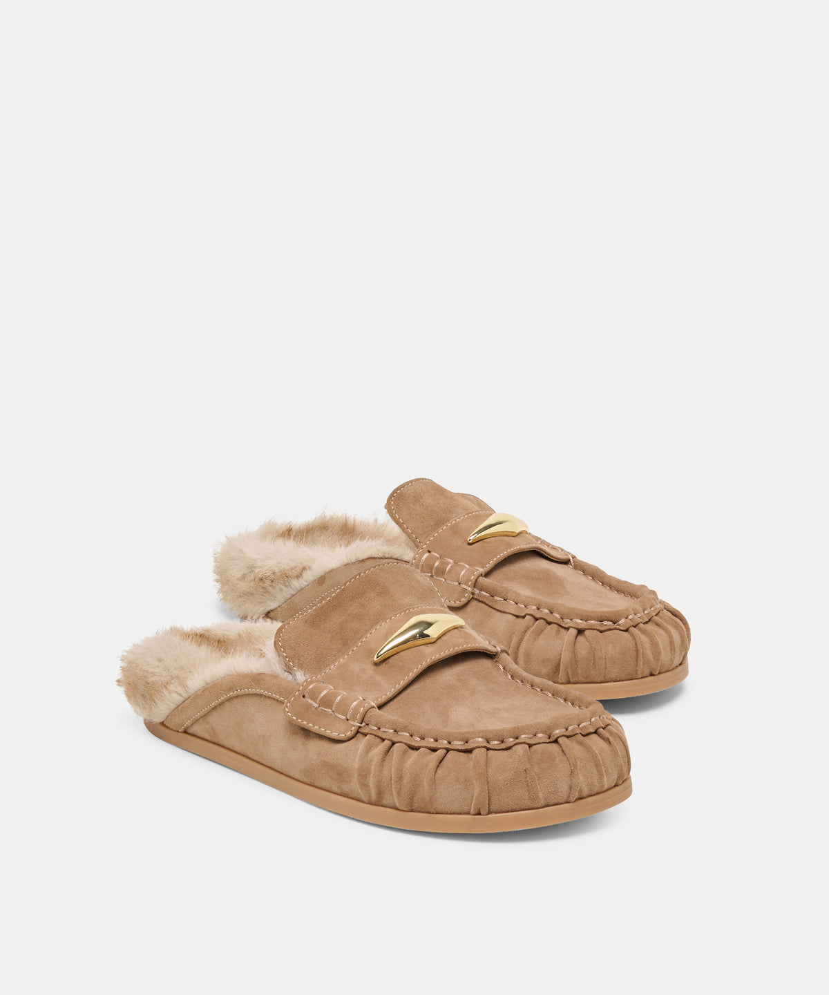 JODERO PLUSH FLATS MUSHROOM SUEDE - view 2