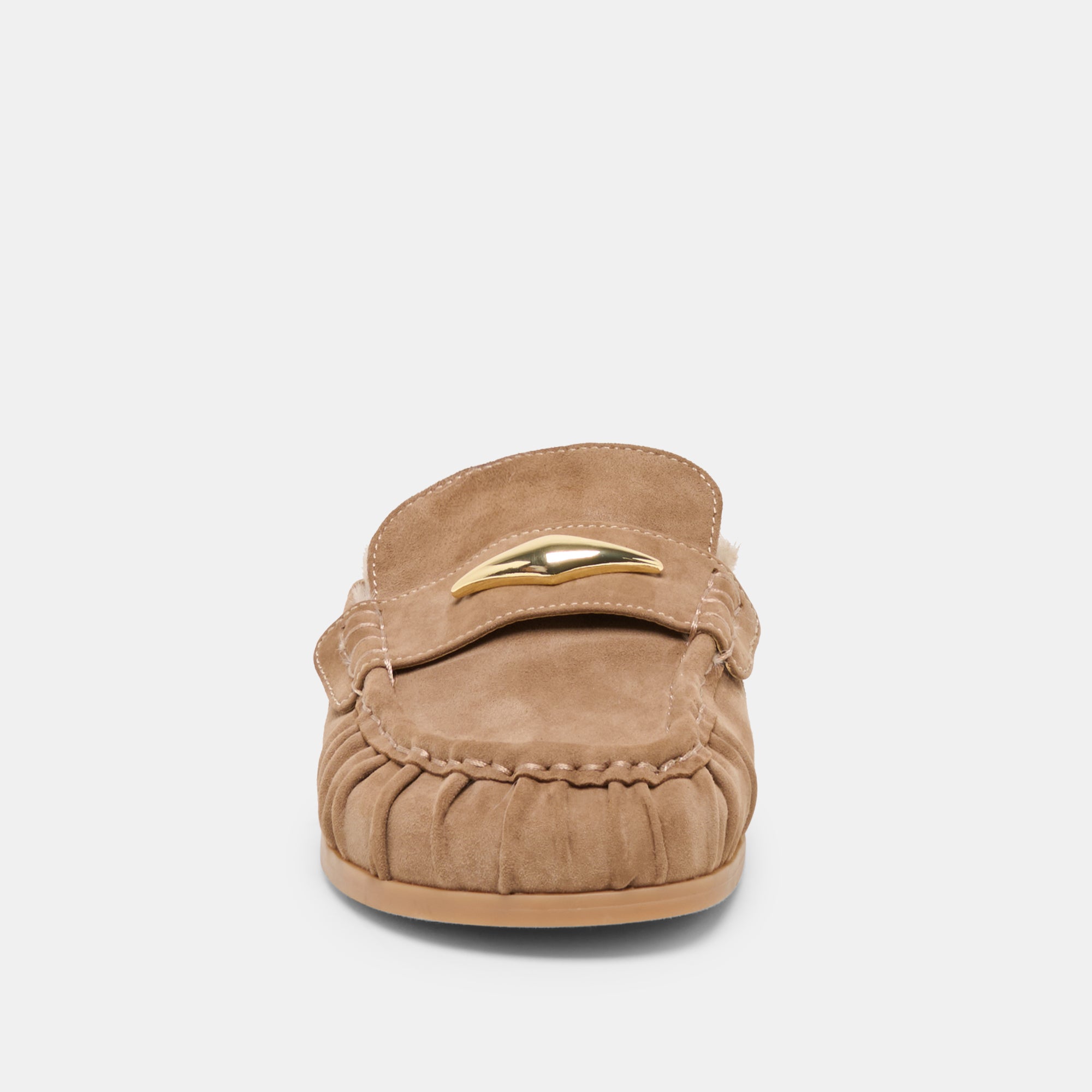 JODERO PLUSH FLATS MUSHROOM SUEDE