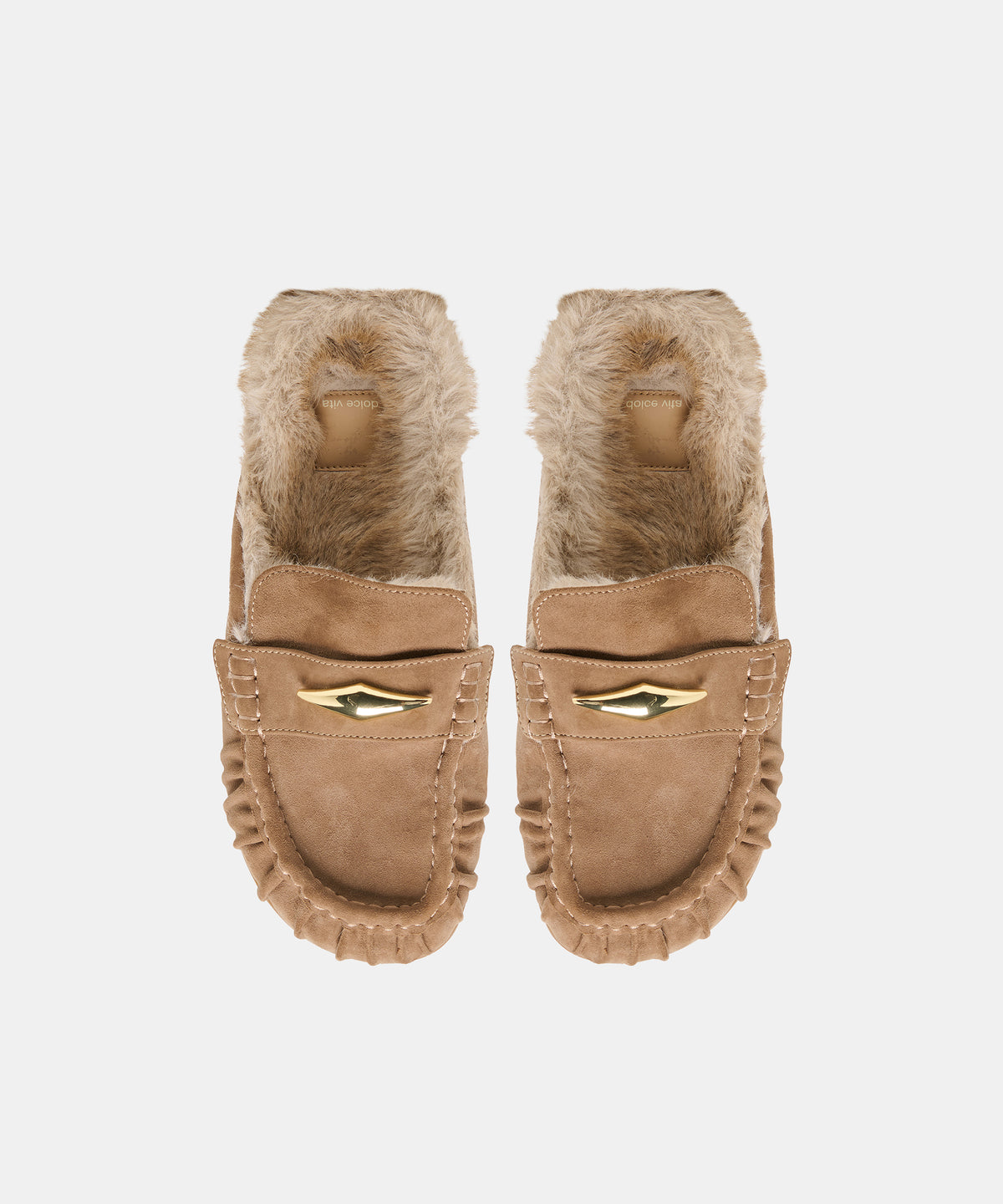 JODERO PLUSH FLATS MUSHROOM SUEDE - view 3
