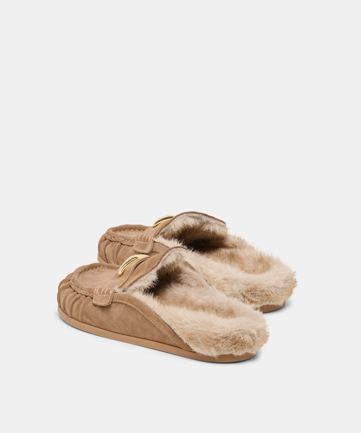 JODERO PLUSH FLATS MUSHROOM SUEDE - view 5