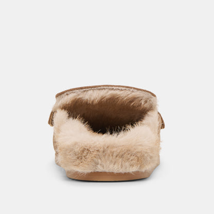 JODERO PLUSH FLATS MUSHROOM SUEDE