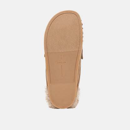 JODERO PLUSH FLATS MUSHROOM SUEDE