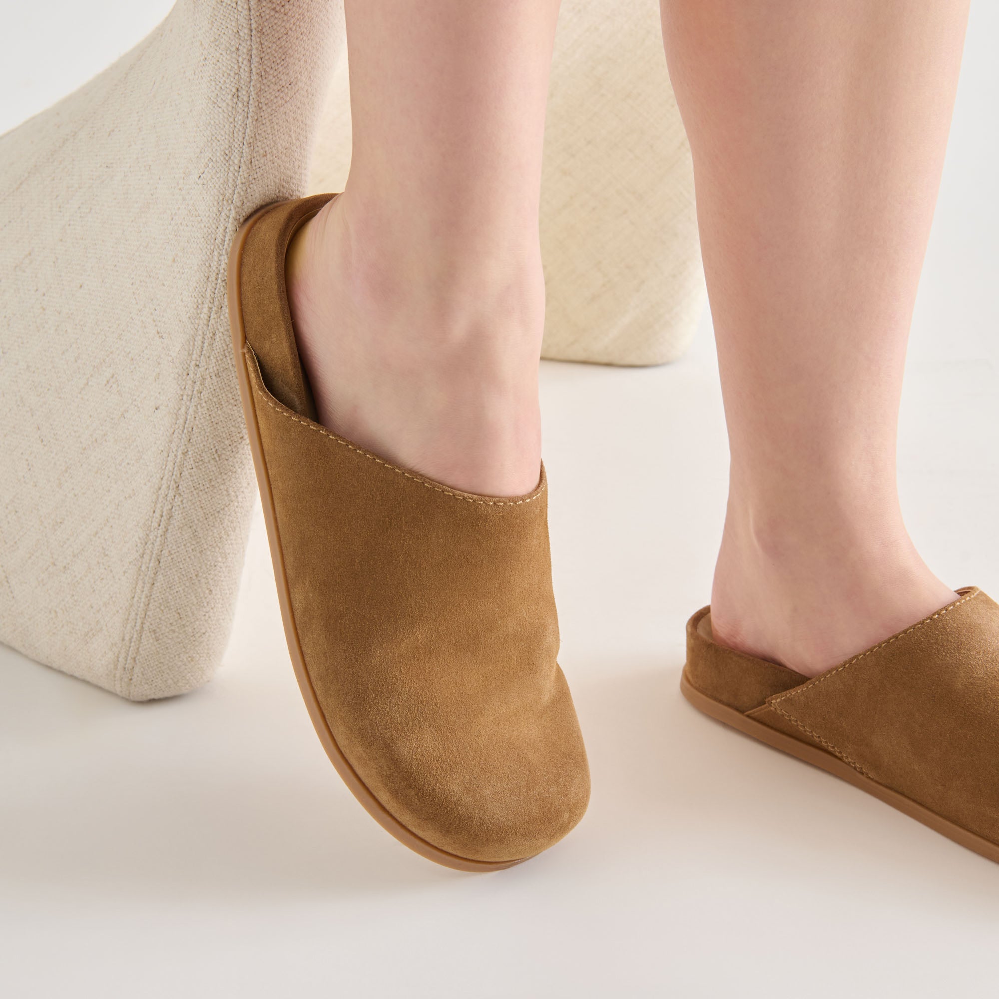 JONEY FLATS LT BROWN SUEDE - view 2