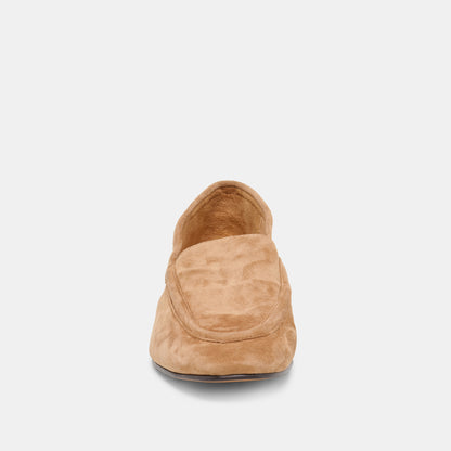 MATTIE LOAFERS CAMEL SUEDE