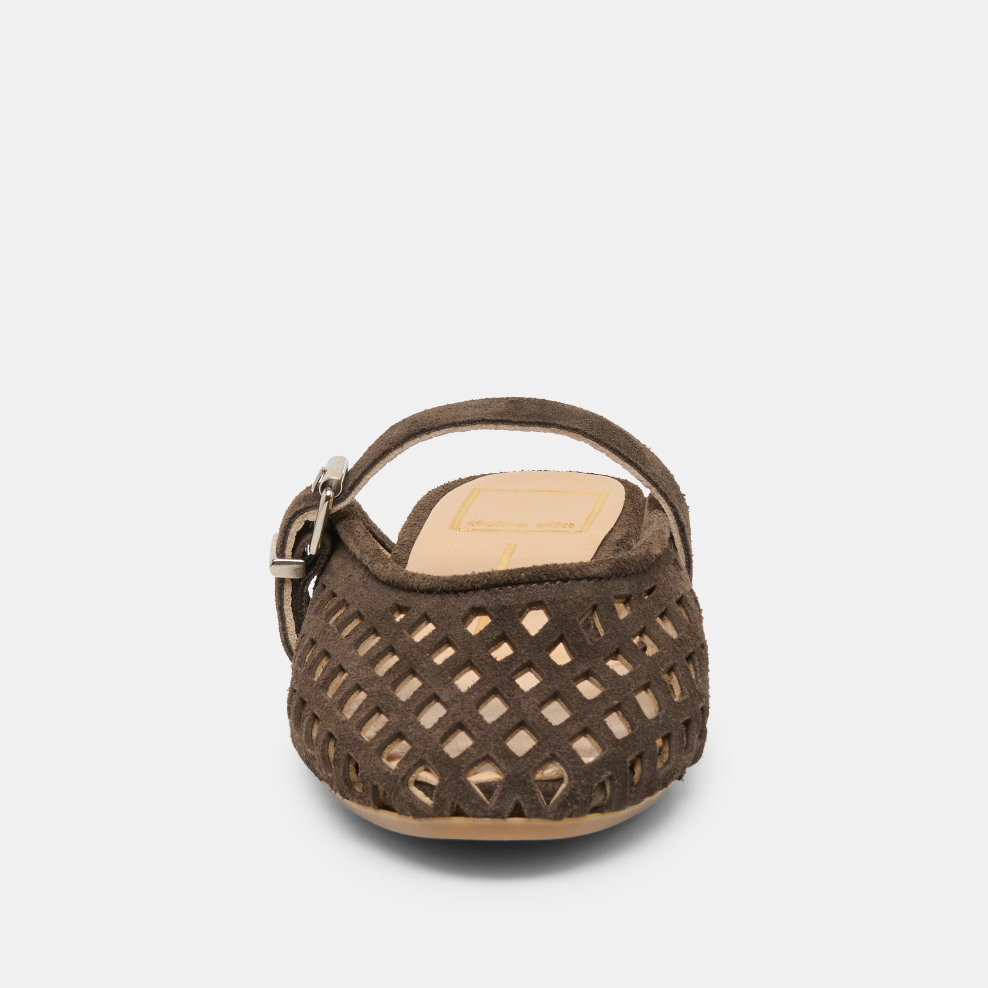 MIRIAN FLATS DK BROWN SUEDE - view 7