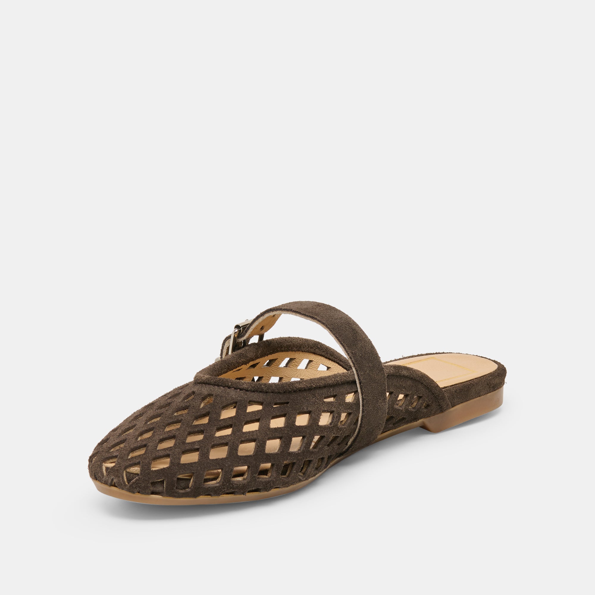MIRIAN FLATS DK BROWN SUEDE - view 4