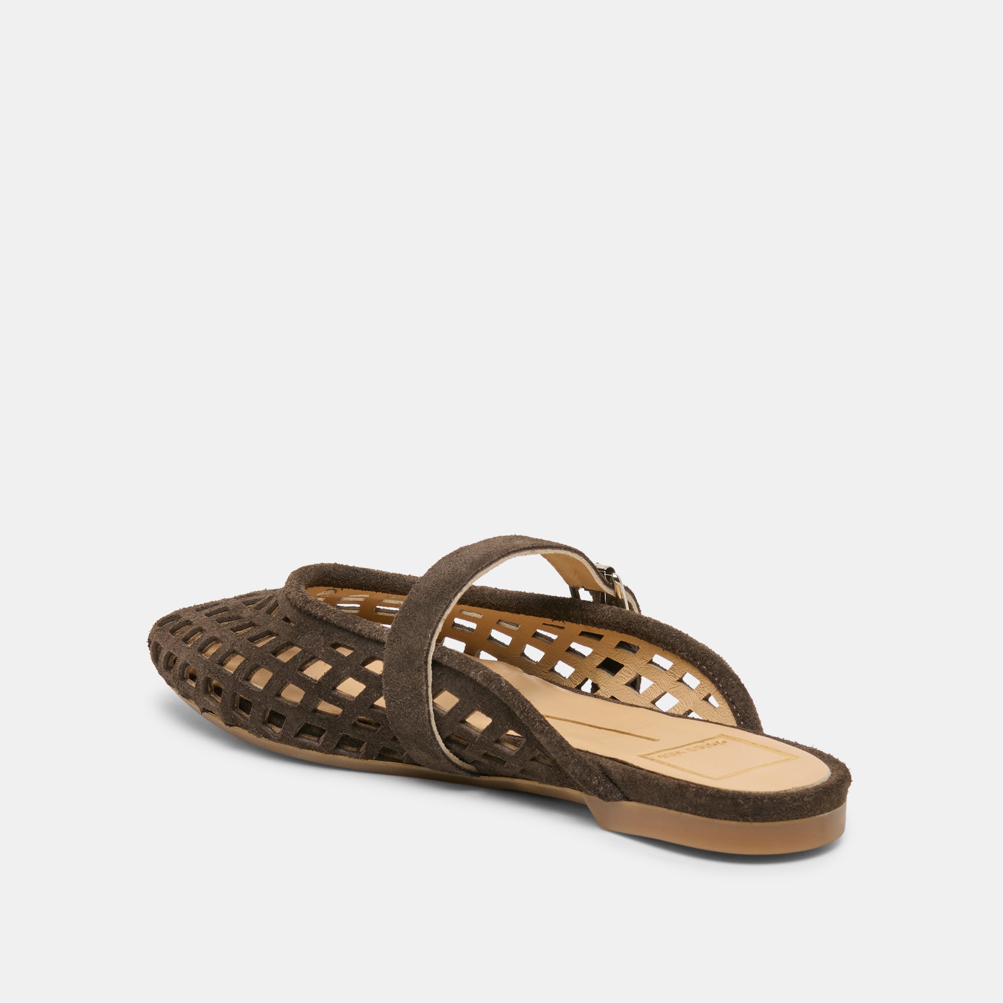 MIRIAN FLATS DK BROWN SUEDE - view 5