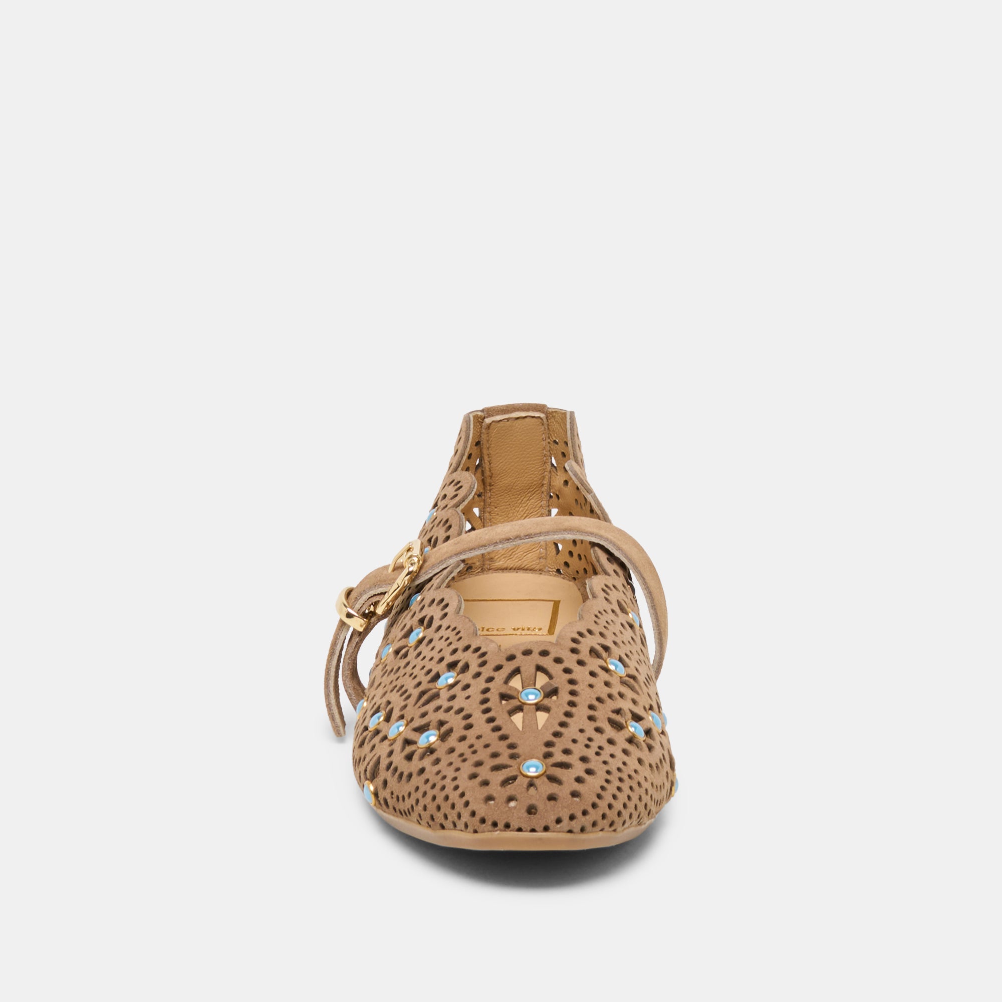 MORGIN BALLET FLATS MUSHROOM SUEDE - view 7