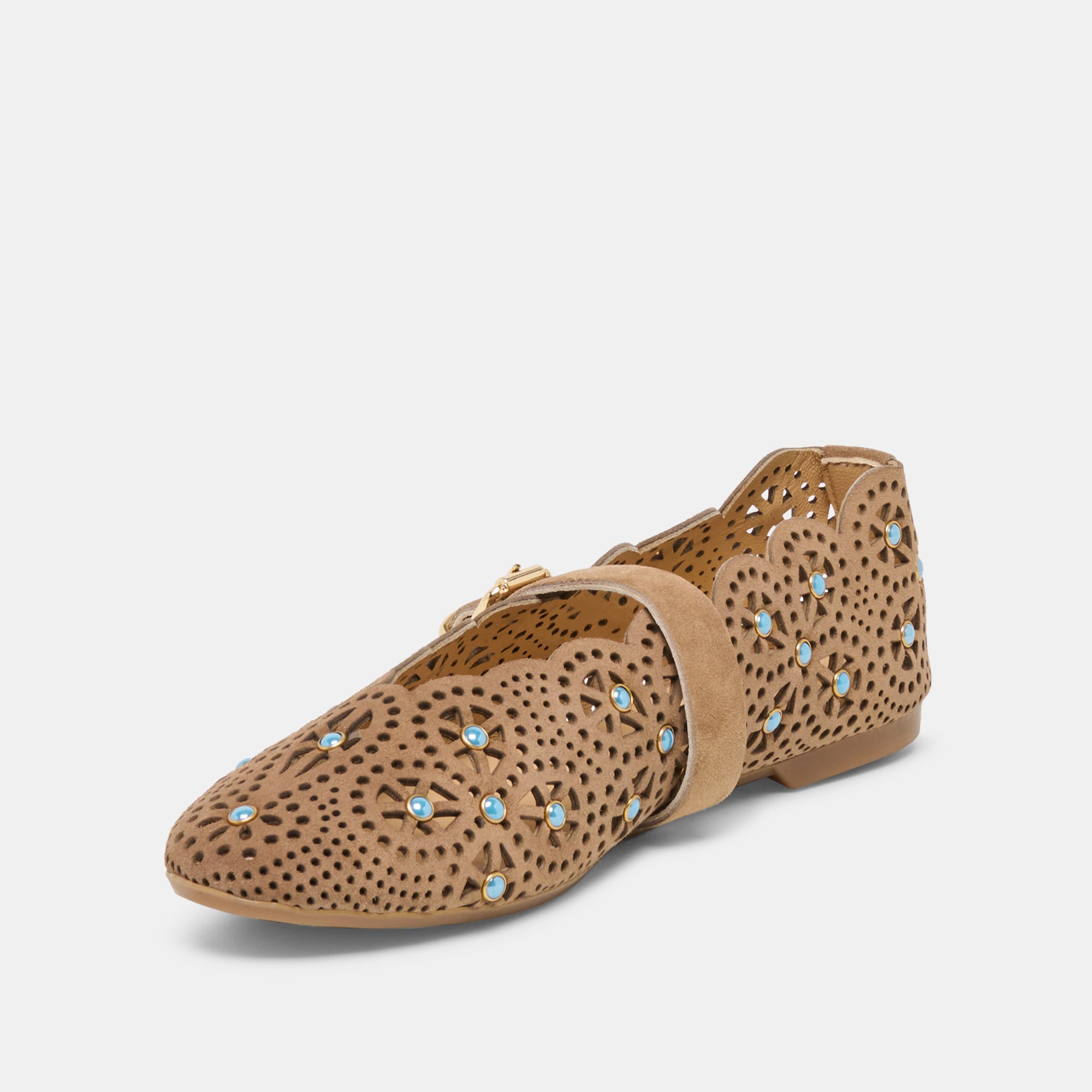 MORGIN BALLET FLATS MUSHROOM SUEDE - view 4