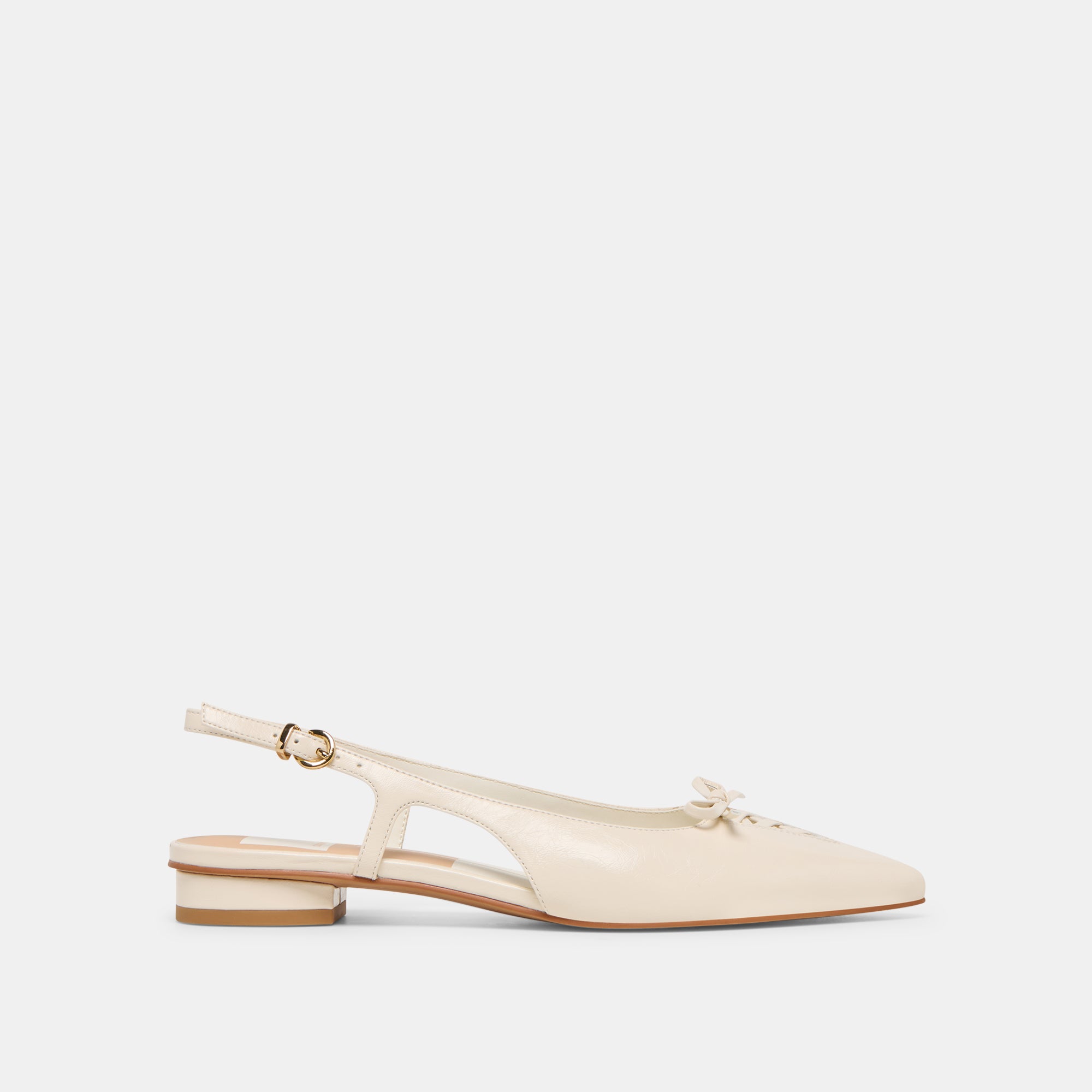 Owana Off White Leather Flats | Dolce Vita
