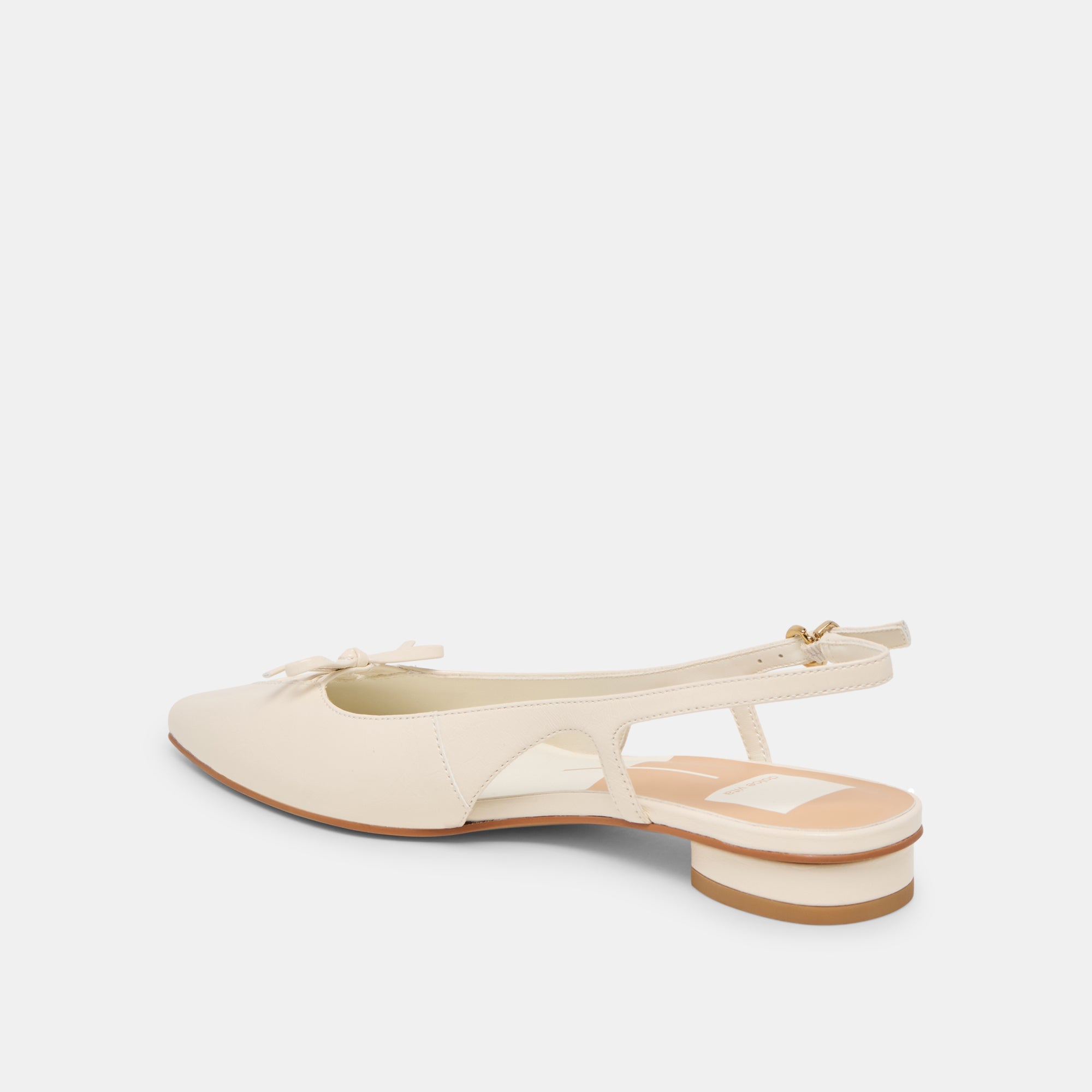 OWANA FLATS OFF WHITE LEATHER - view 7