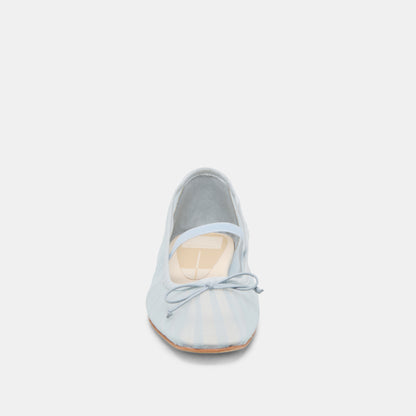 RAEVEN BALLET FLATS LIGHT BLUE TULLE