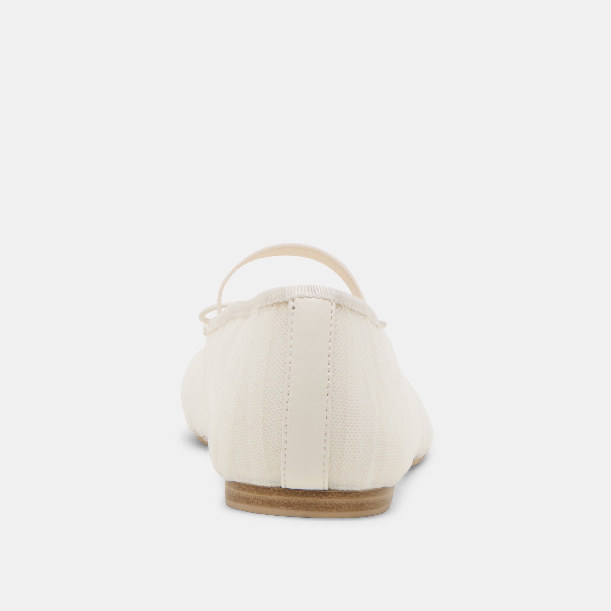 RAEVEN BALLET FLATS WHITE TULLE