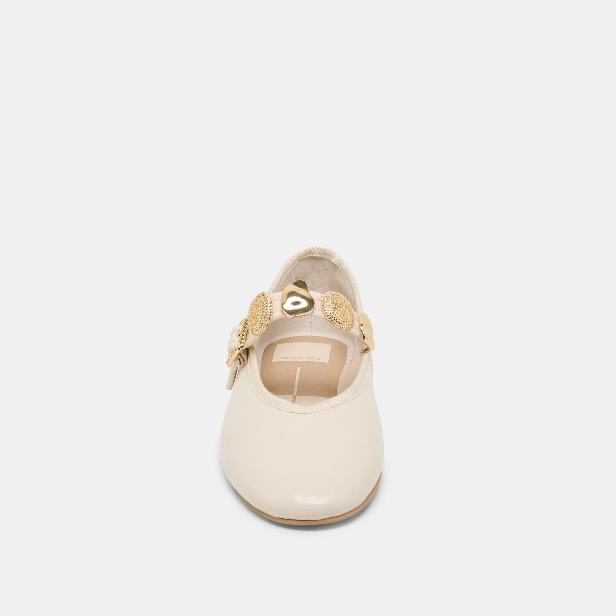 RELAN WIDE BALLET FLATS OFF WHITE LEATHER - view 6