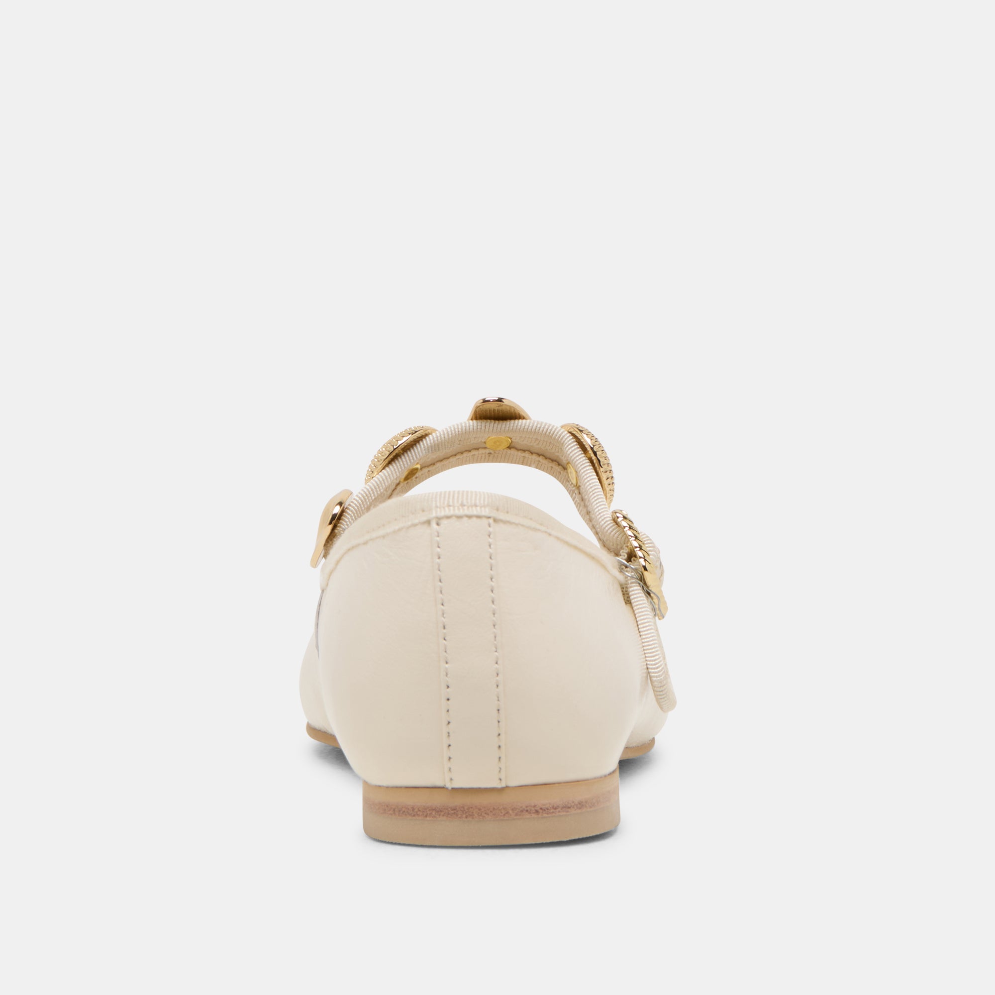 RELAN WIDE BALLET FLATS OFF WHITE LEATHER - view 7