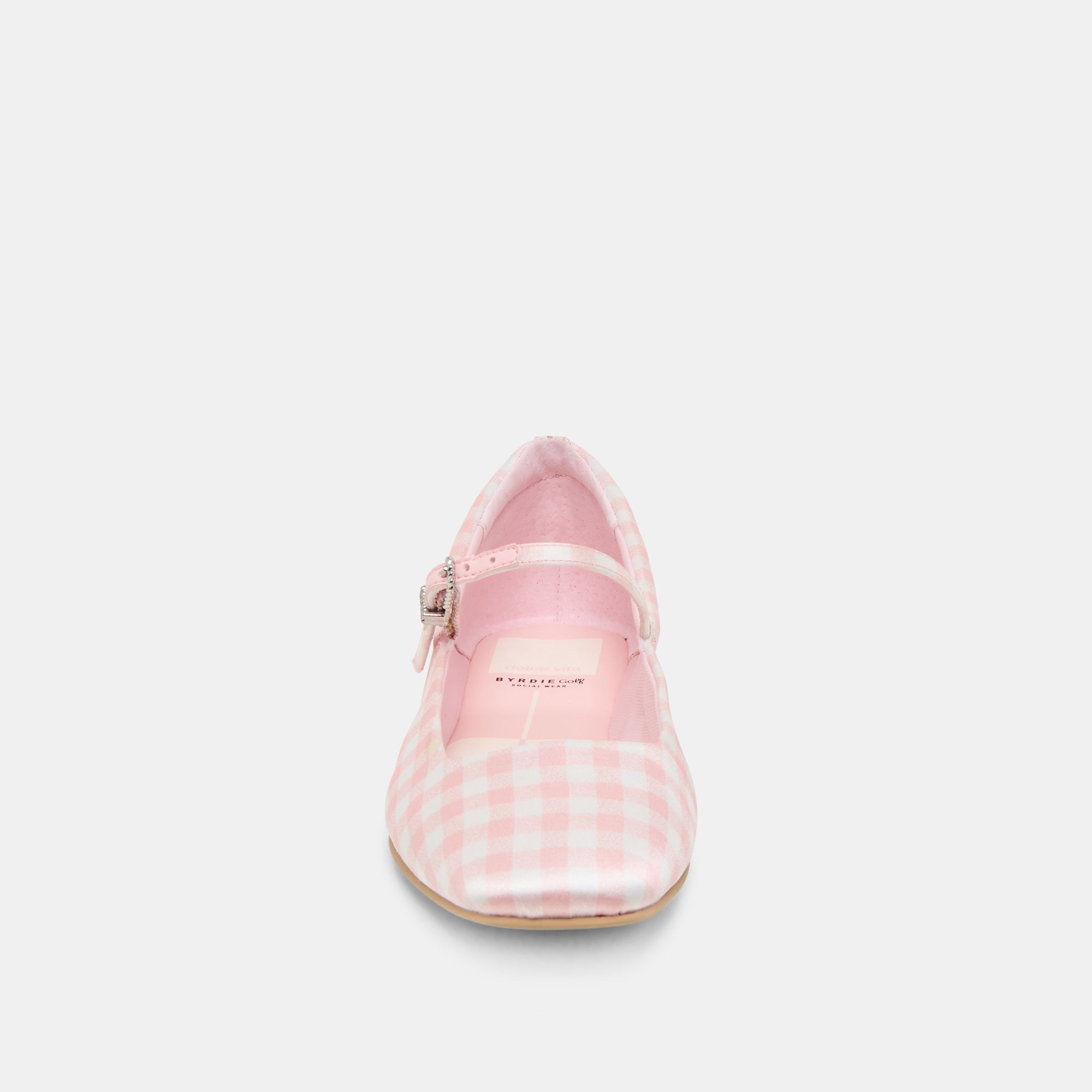 REYES X BYRDIE GOLF BALLET FLATS PINK PLAID GINGHAM - view 11