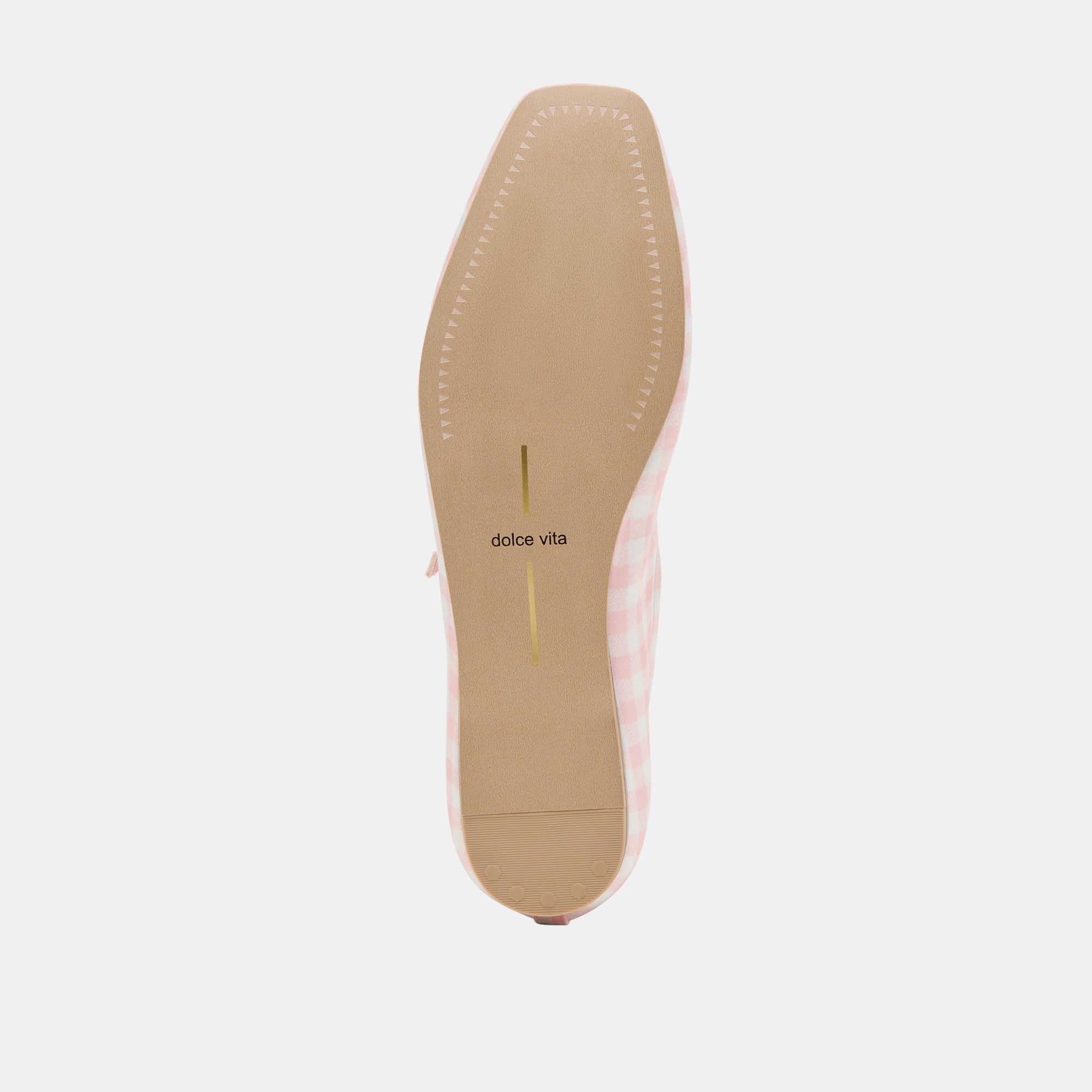 REYES X BYRDIE GOLF BALLET FLATS PINK PLAID GINGHAM - view 15
