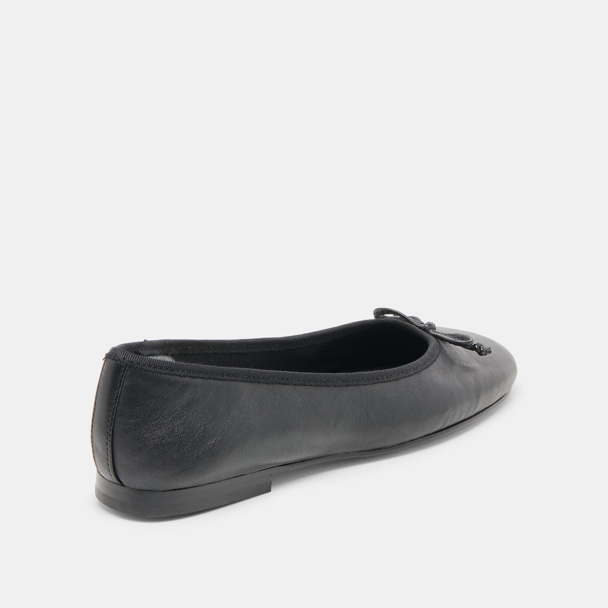 RITLA WIDE BALLET FLATS BLACK LEATHER - view 3