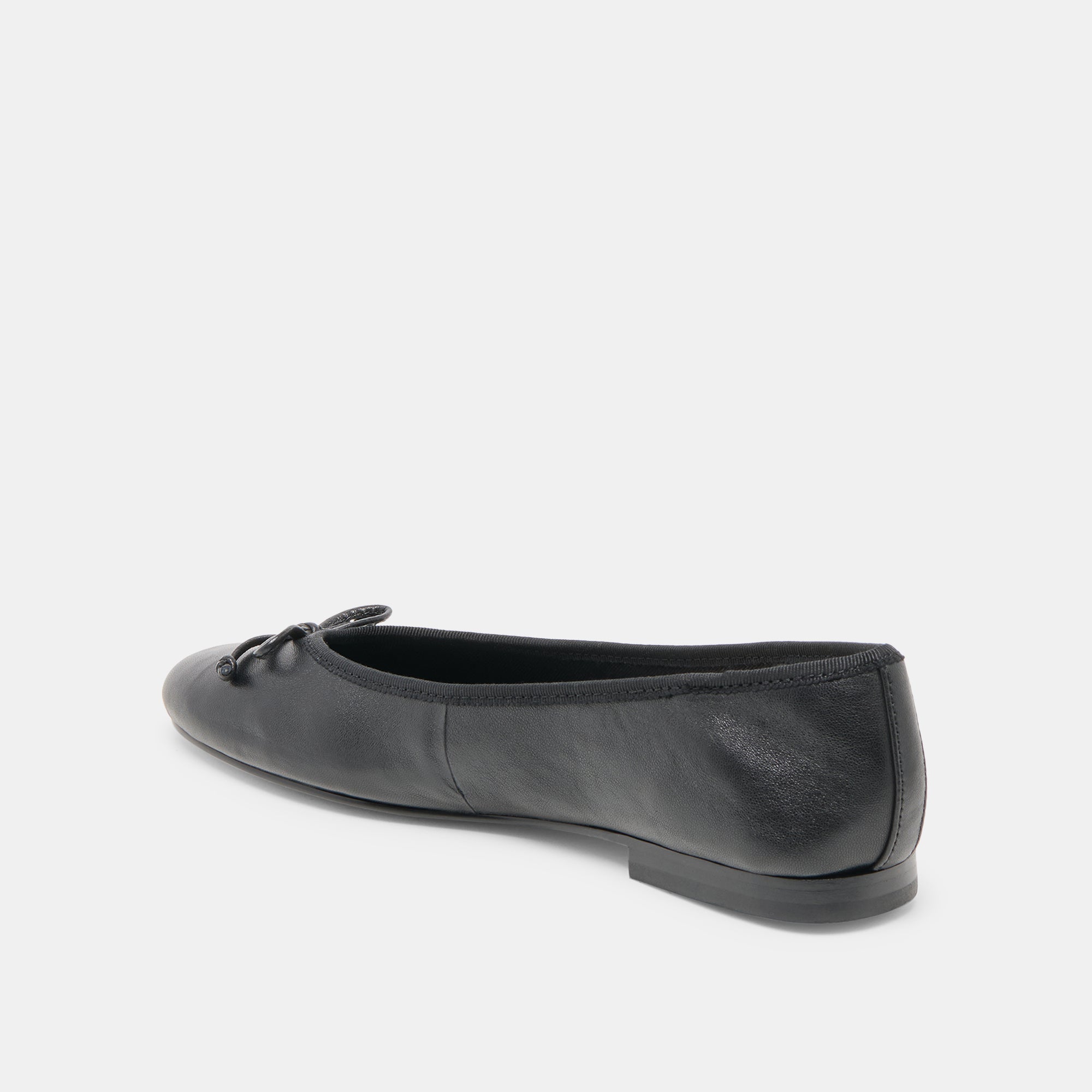 RITLA WIDE BALLET FLATS BLACK LEATHER - view 5