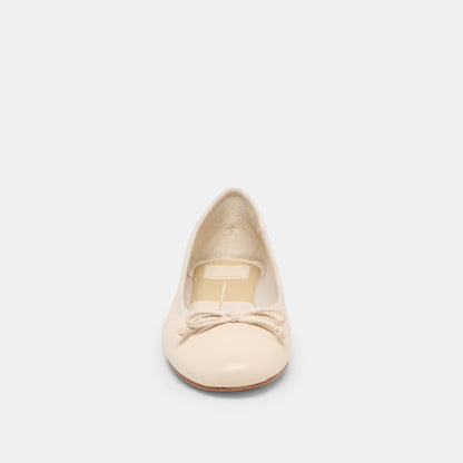RITLA BALLET FLATS BONE LEATHER
