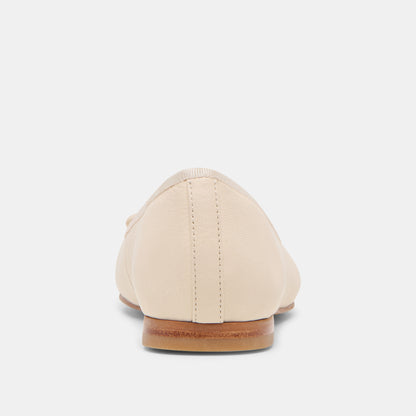 RITLA BALLET FLATS BONE LEATHER