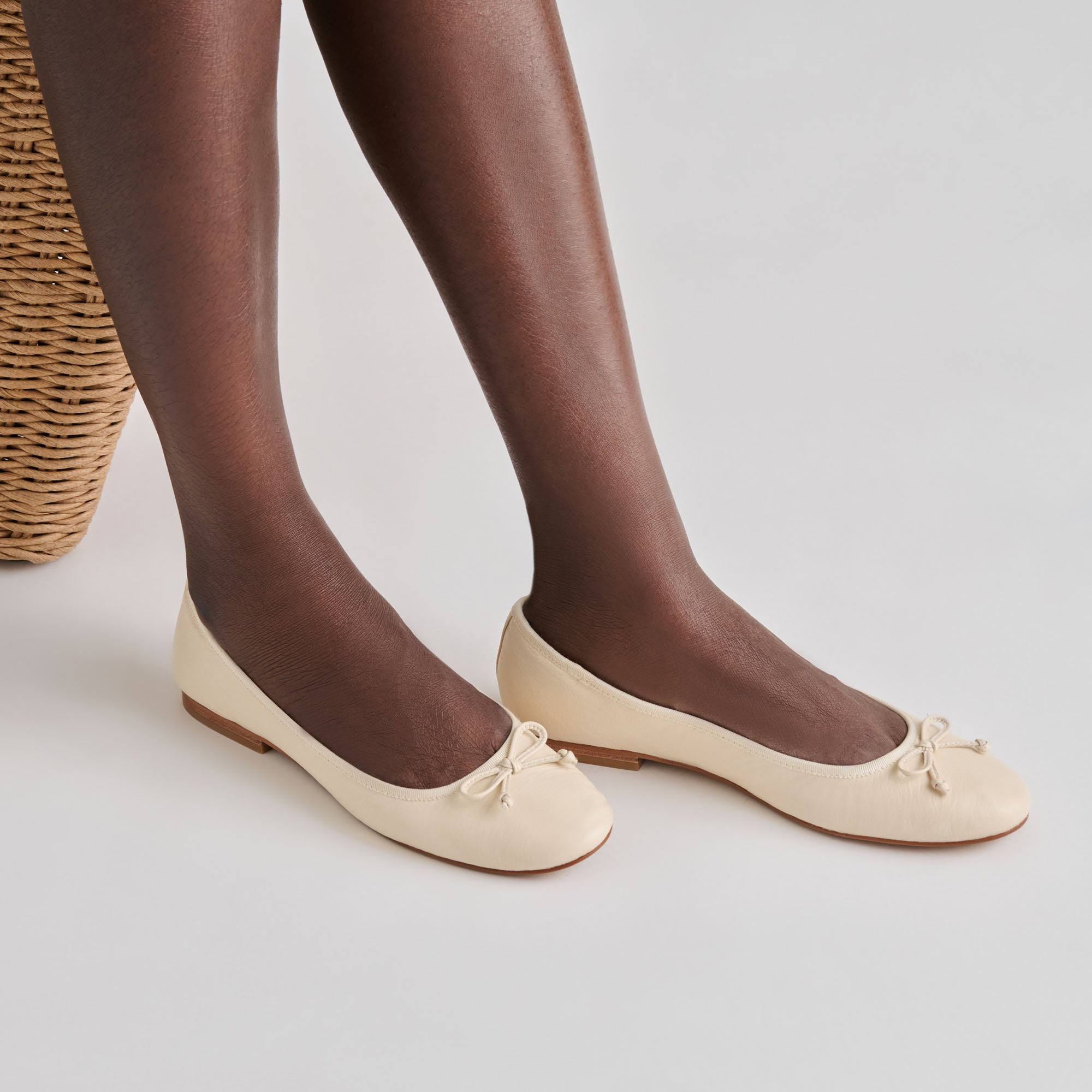 RITLA BALLET FLATS BONE LEATHER - view 2