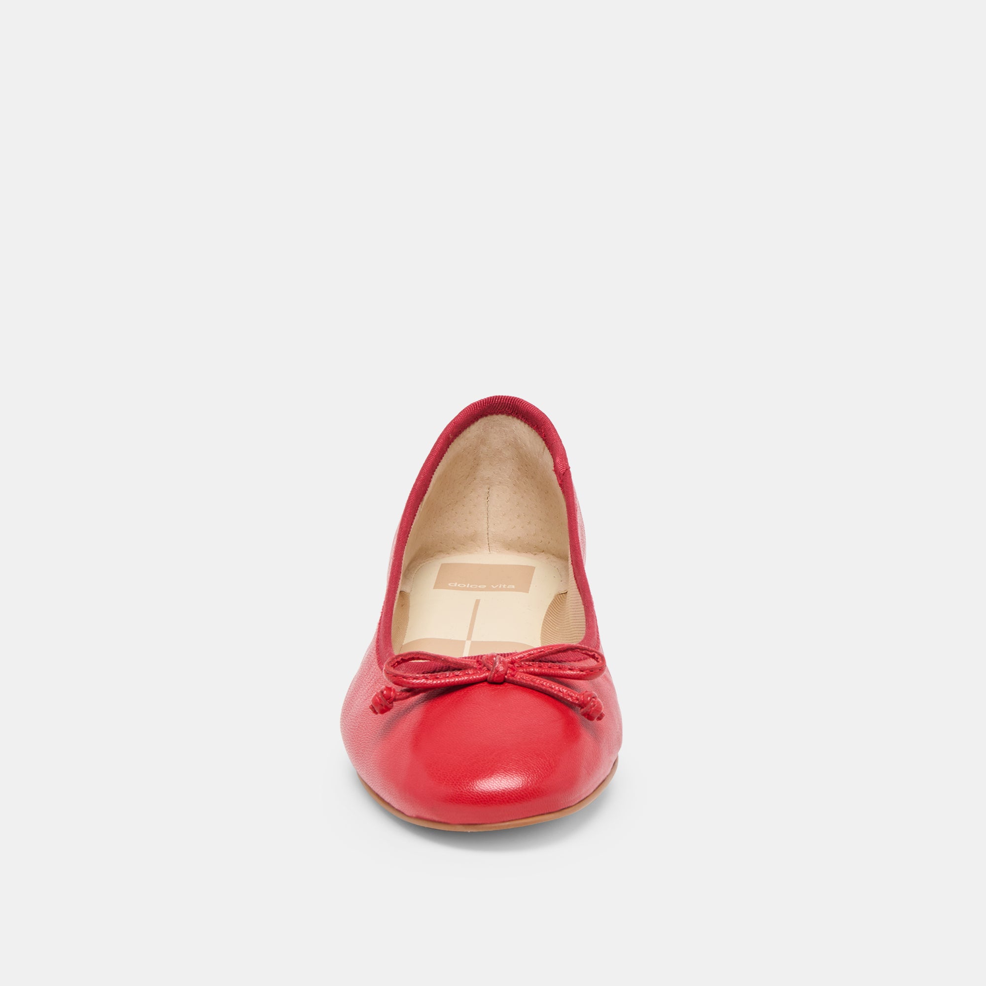 RITLA WIDE BALLET FLATS CHERRY LEATHER - view 6
