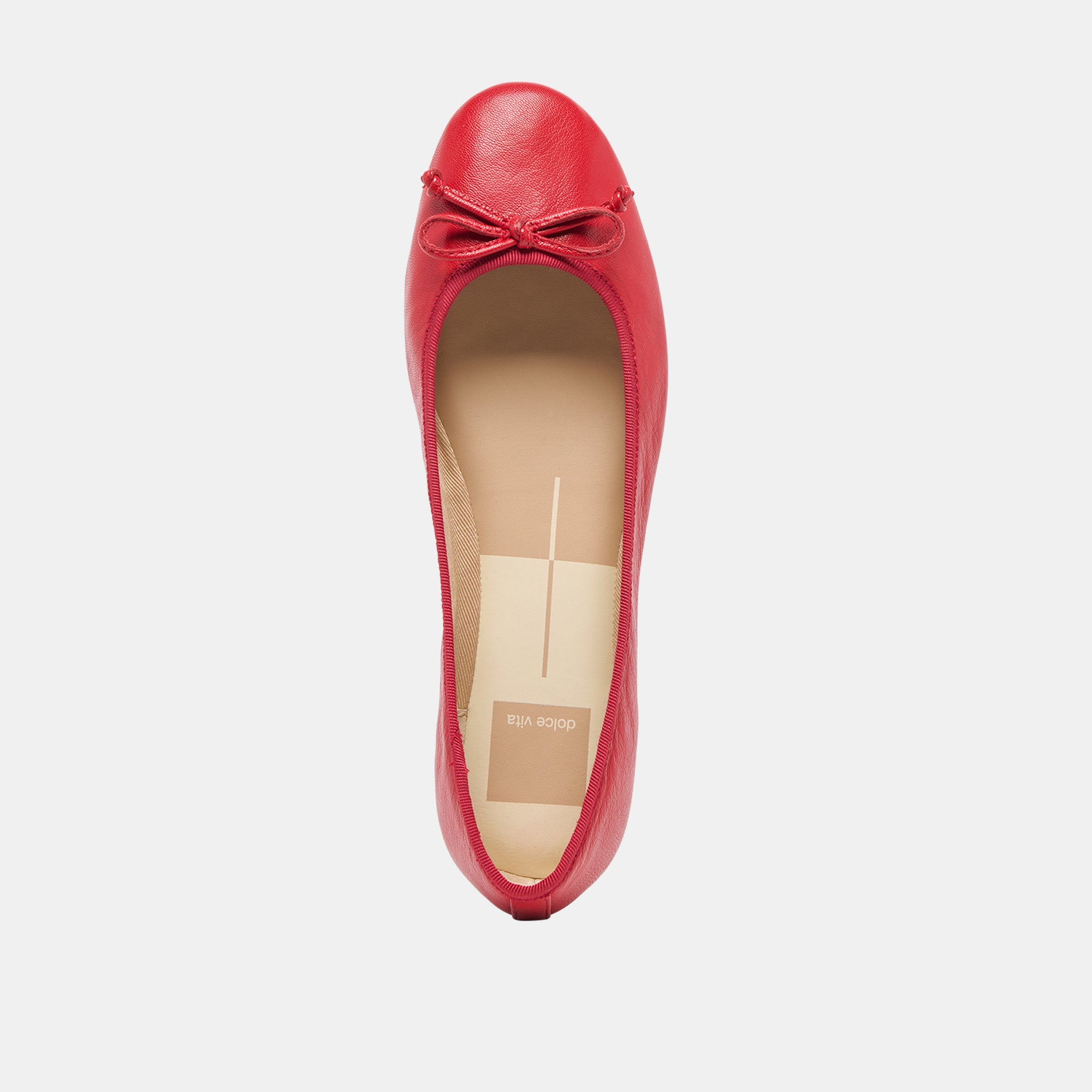 RITLA BALLET FLATS CHERRY LEATHER