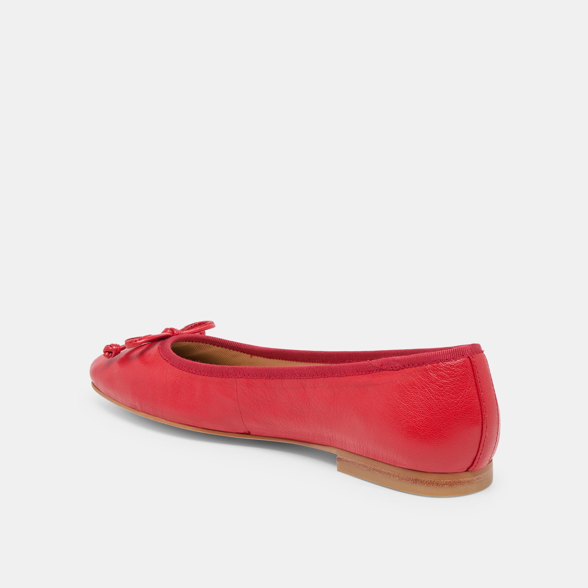 RITLA WIDE BALLET FLATS CHERRY LEATHER - view 5