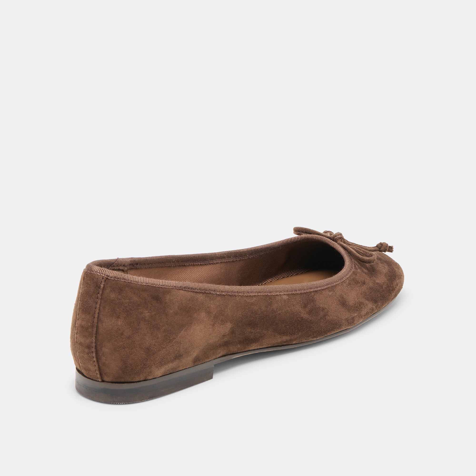 RITLA WIDE BALLET FLATS DK BROWN SUEDE - view 3