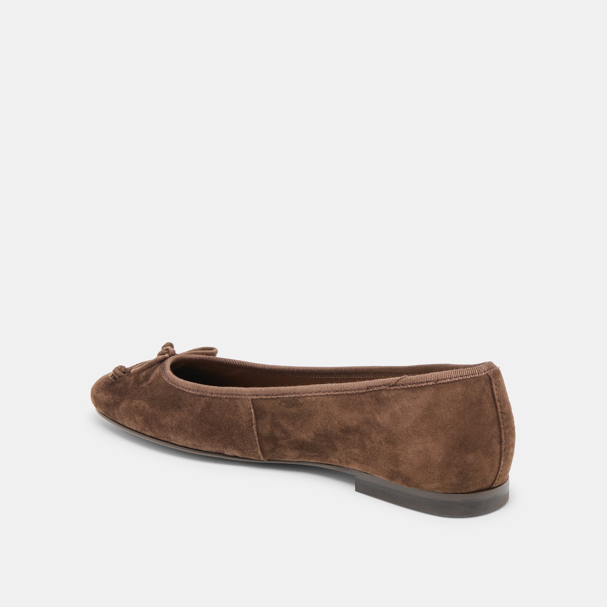 RITLA WIDE BALLET FLATS DK BROWN SUEDE - view 5