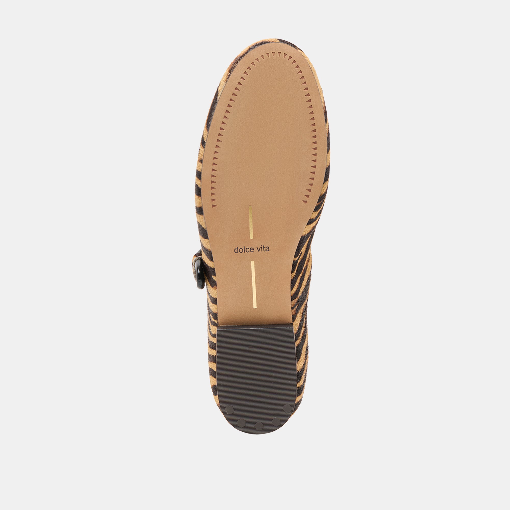 ROSLYN BALLET FLATS TIGER CALF HAIR