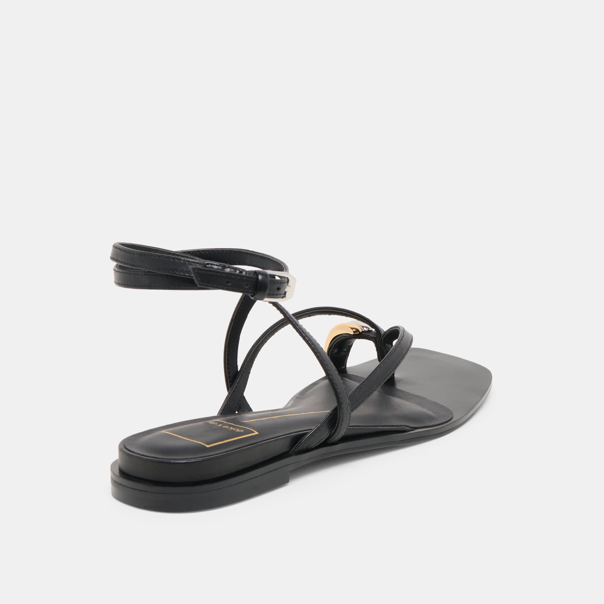 TYRICE SANDALS BLACK LEATHER