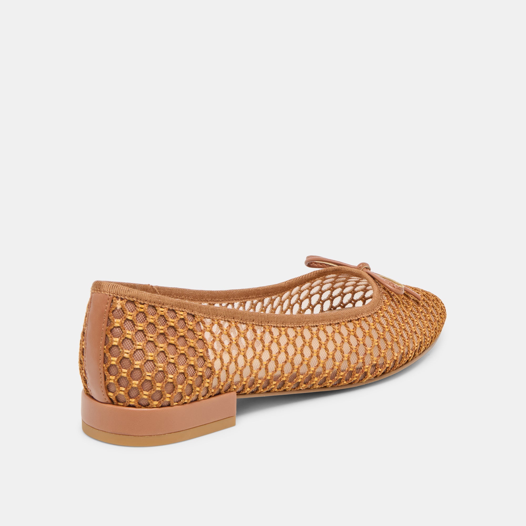 ULICIA BALLET FLATS CORAL WOVEN MESH