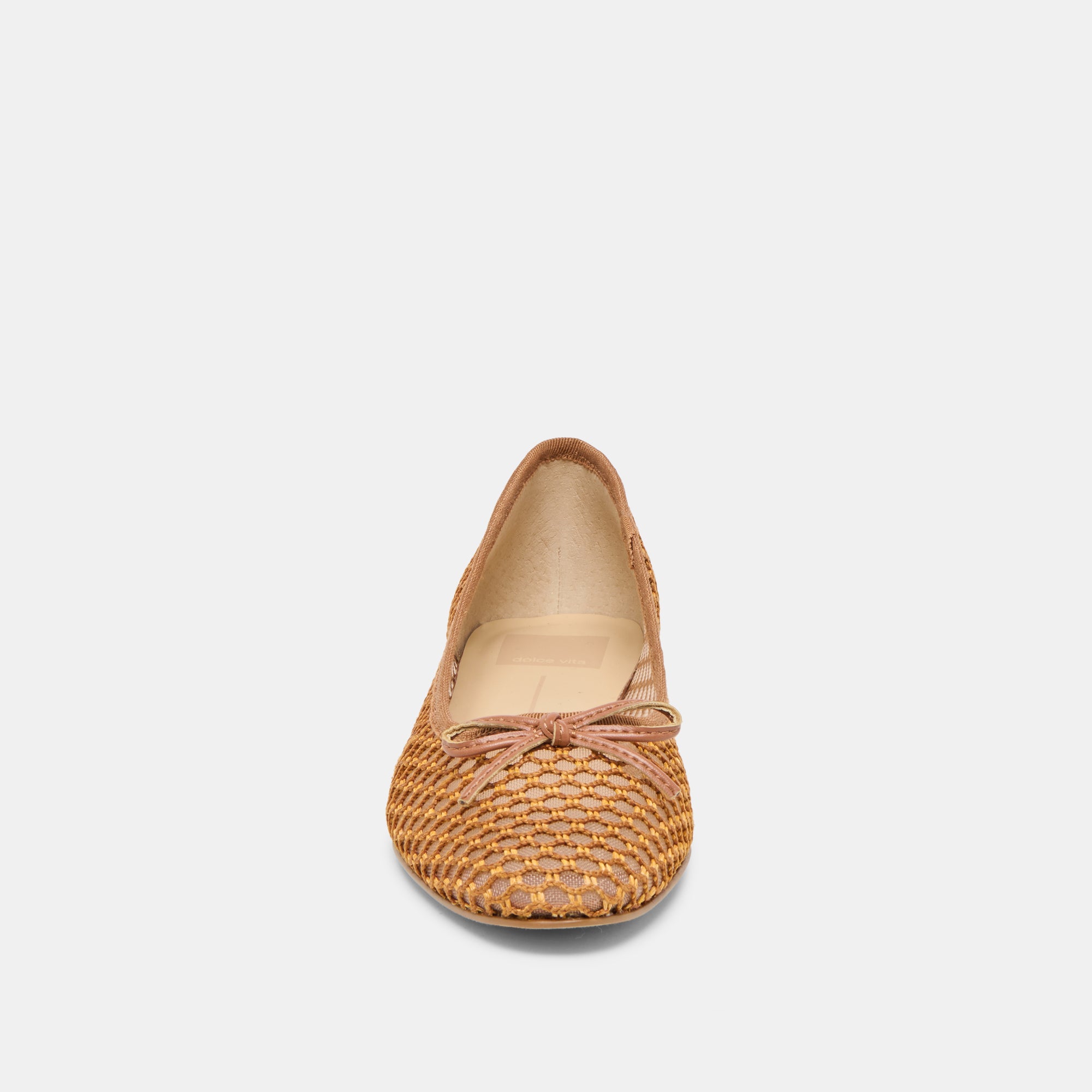 ULICIA BALLET FLATS CORAL WOVEN MESH