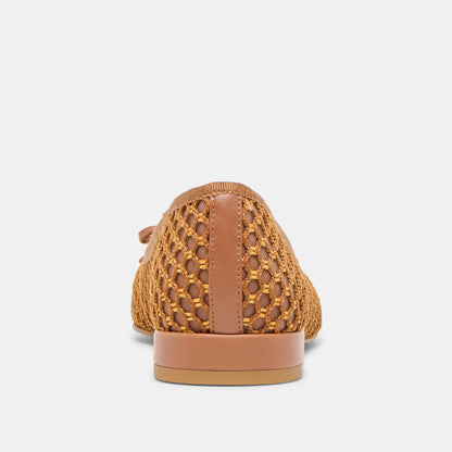 ULICIA BALLET FLATS CORAL WOVEN MESH