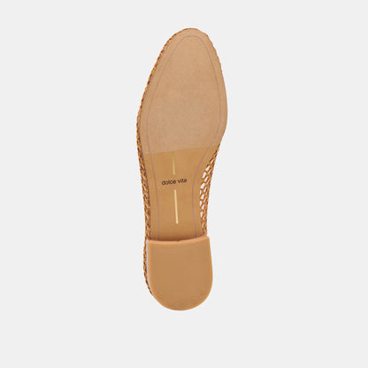 ULICIA BALLET FLATS CORAL WOVEN MESH