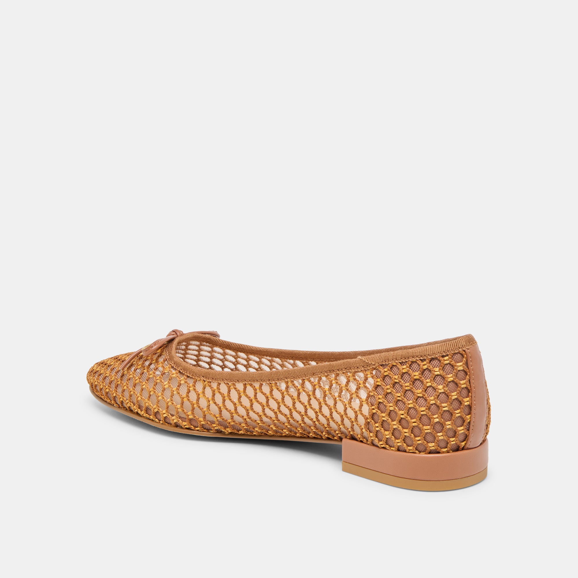 ULICIA BALLET FLATS CORAL WOVEN MESH