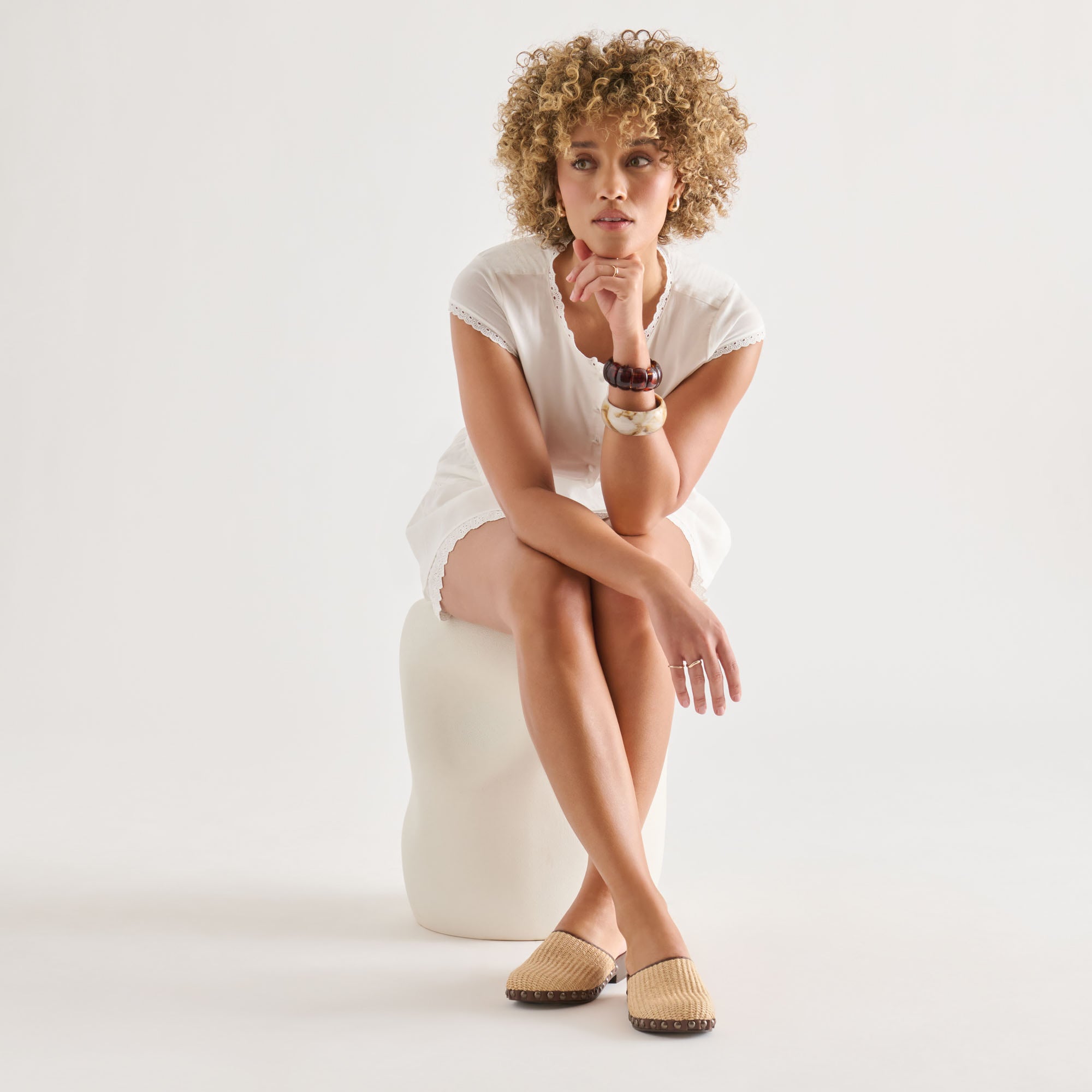 ALANIS FLATS LT NATURAL RAFFIA - view 4