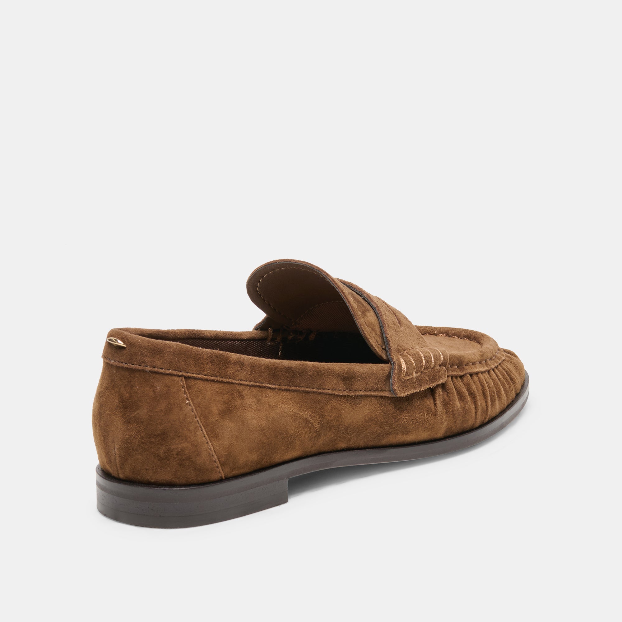BAXEN LOAFERS CHESTNUT SUEDE - view 3
