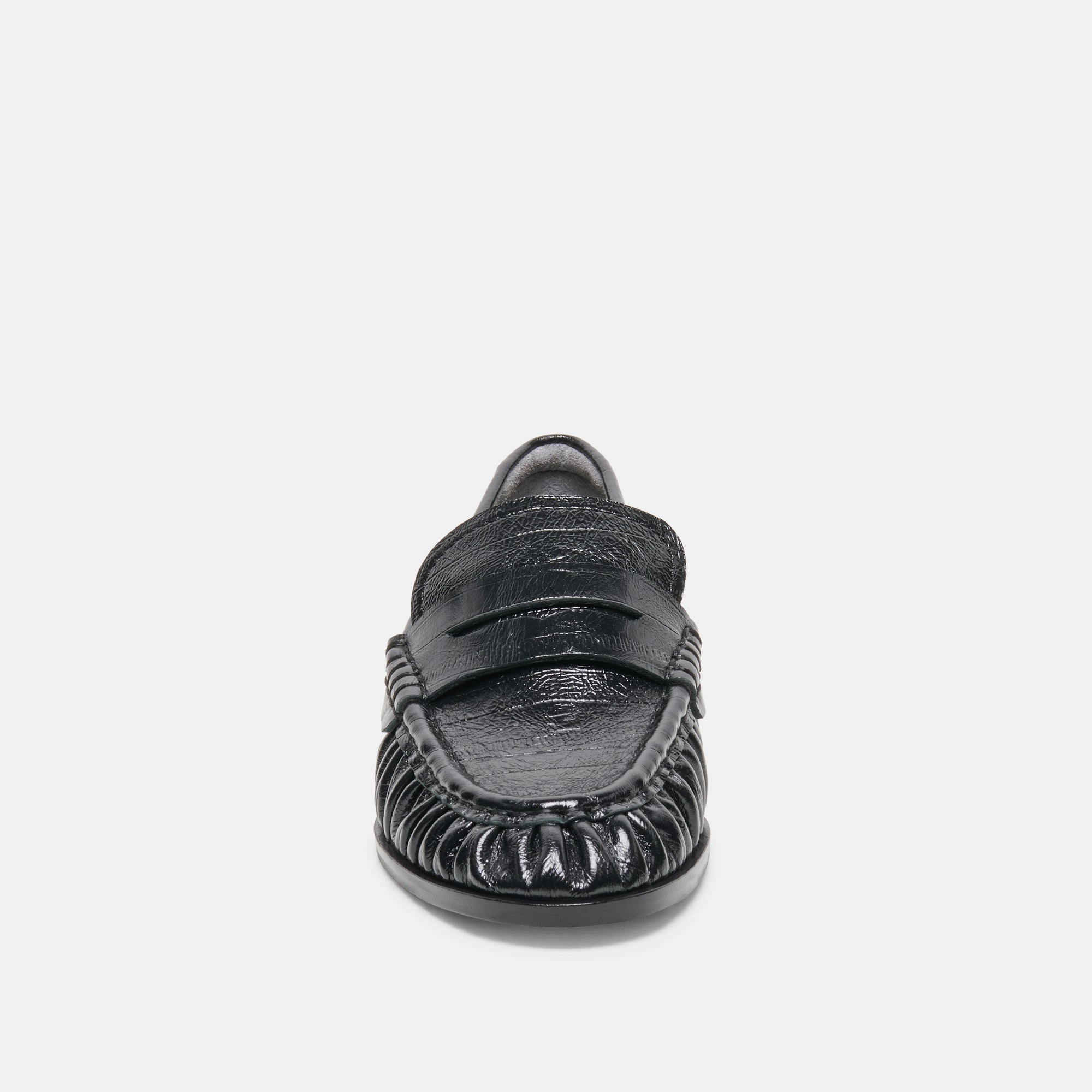 BAXEN LOAFERS NOIR EMBOSSED LEATHER - view 7
