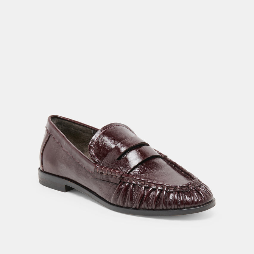 BAXEN LOAFERS OXBLOOD LEATHER