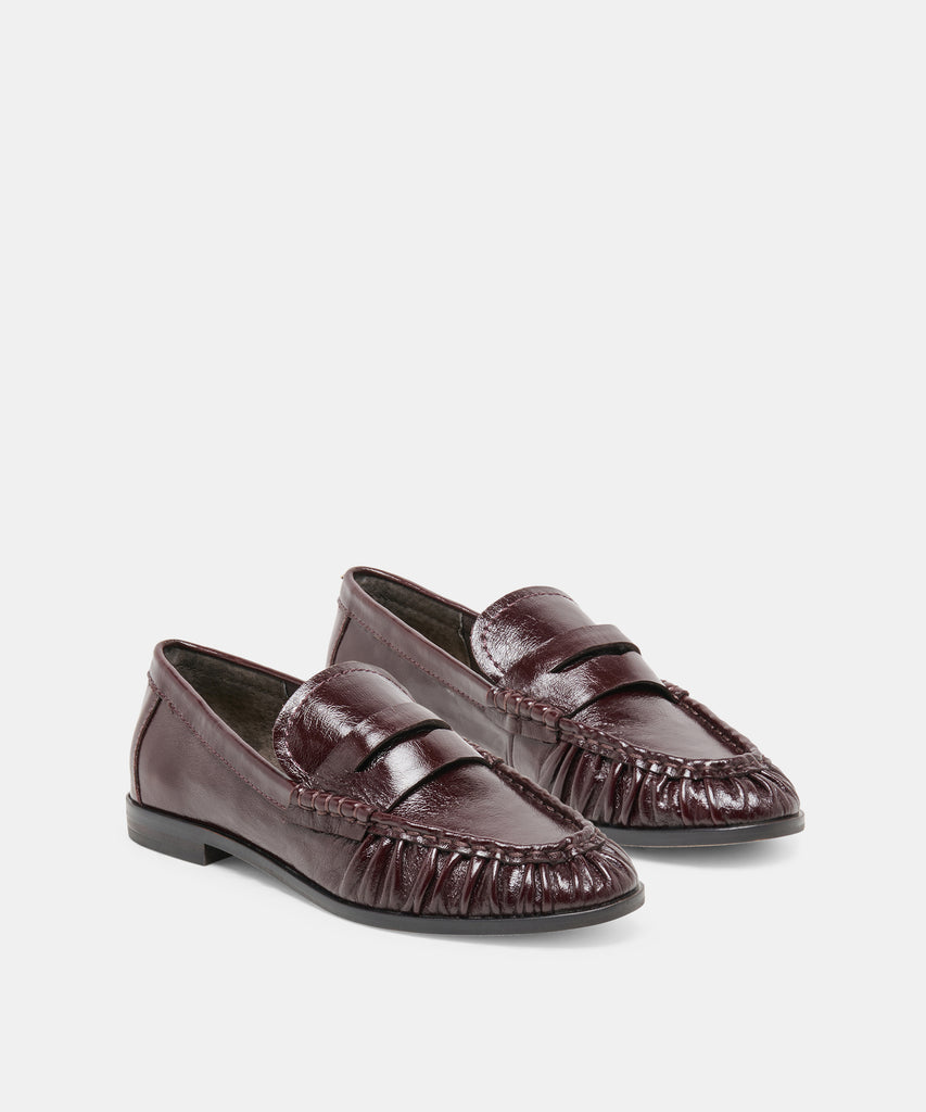 BAXEN LOAFERS OXBLOOD LEATHER
