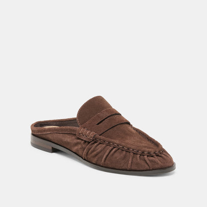 BETZY LOAFERS DK BROWN SUEDE