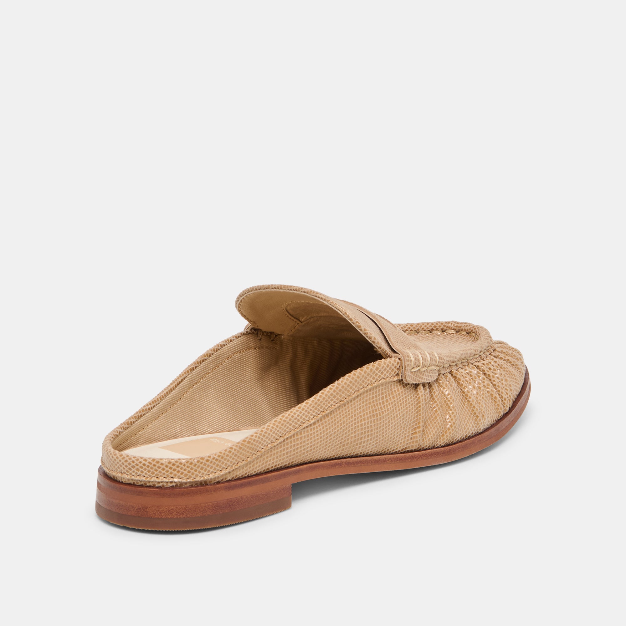BETZY LOAFERS LATTE EMBOSSED SUEDE - view 3