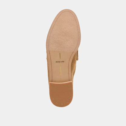 BETZY LOAFERS LT BROWN SUEDE